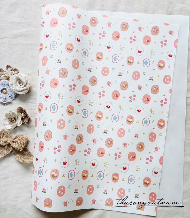 Giấy gói quà Fo Kem - B42